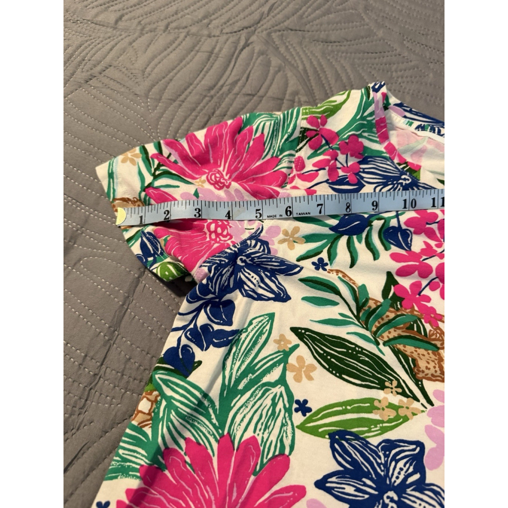 Lilly Pulitzer Key West Top Endless Summer Women Size Large - Picture 6 of 7